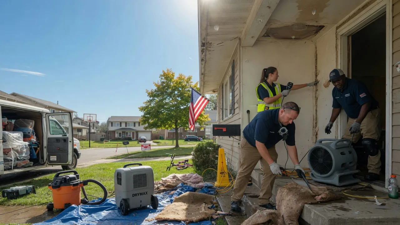 Water Damage Restoration in New Lenox, IL near me